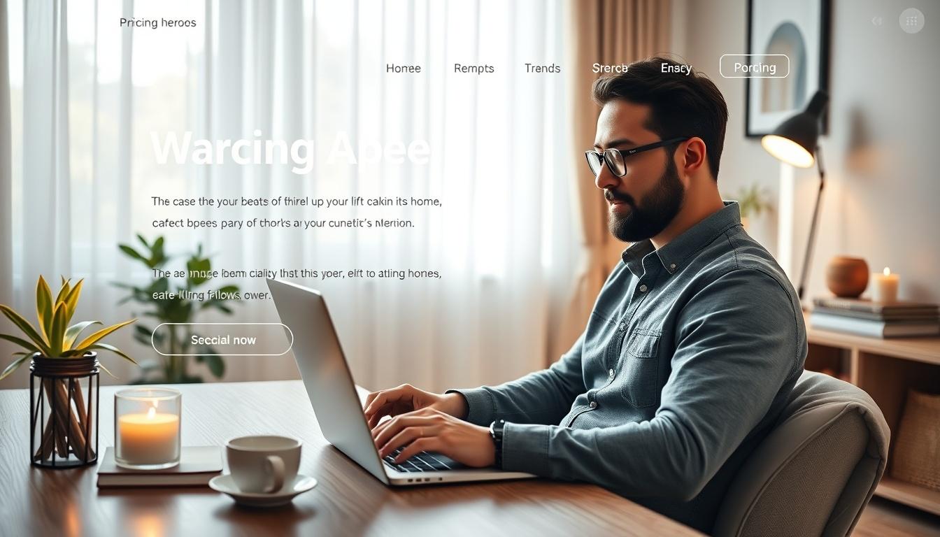 Pricing hero visual